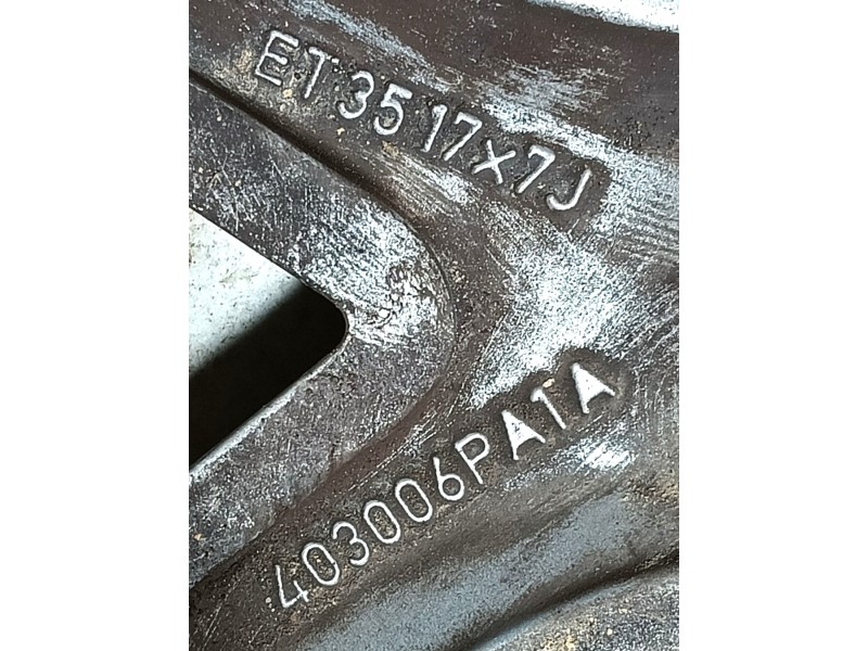 Recambio de llanta para nissan juke (f16_) 1.0 referencia OEM IAM 403006PA1A ET35 17x7J