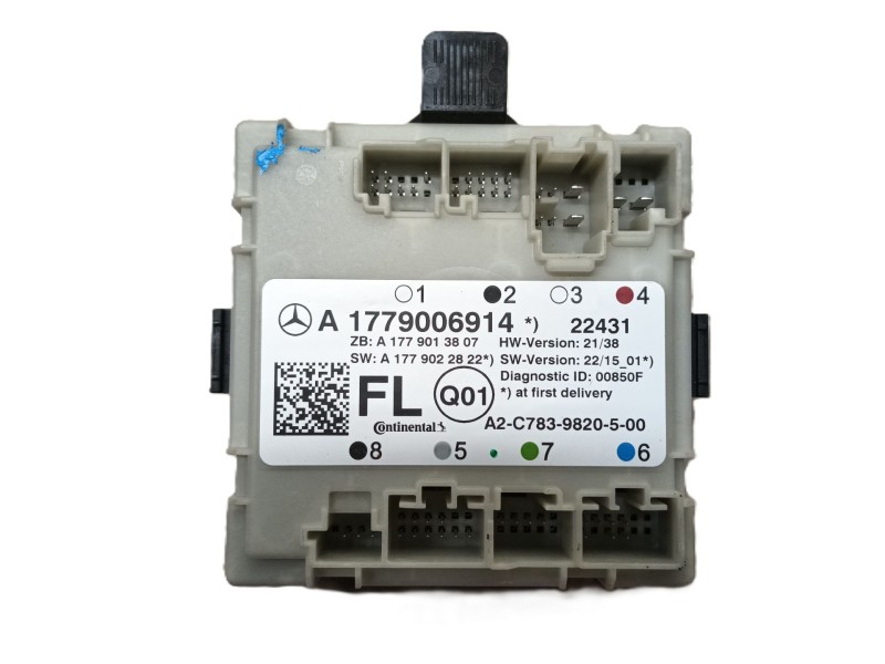 Recambio de modulo electronico para mercedes-benz cla (c118) cla 180 (118.384) referencia OEM IAM A1779008215 A2C7839820500 