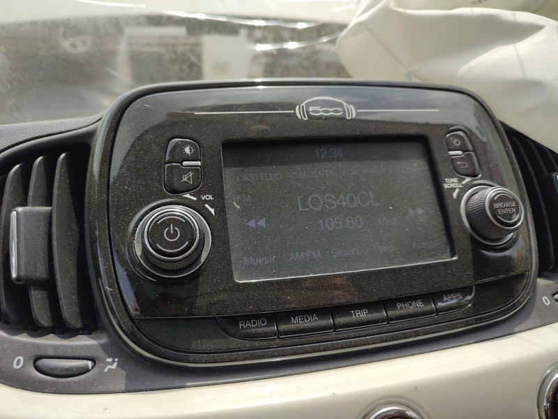 Recambio de sistema audio / radio cd para fiat 500 (312_) 1.2 (312axa1a) referencia OEM IAM   