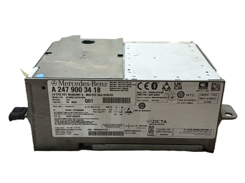 Recambio de modulo electronico para mercedes-benz cla (c118) cla 180 (118.384) referencia OEM IAM A2479003418 A1779012707 