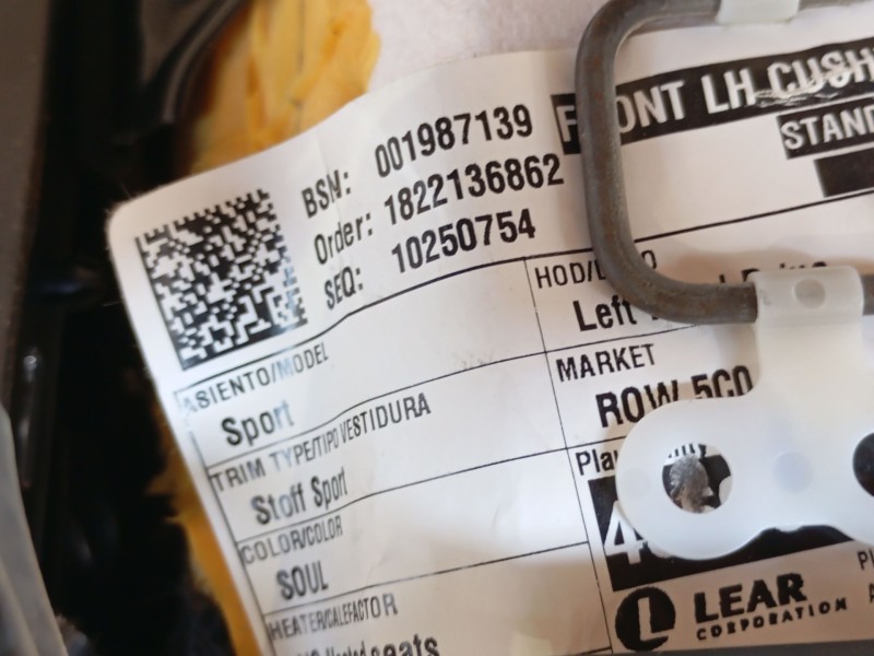 Recambio de asiento delantero izquierdo para audi q5 (fyb, fyg) 35 tdi quattro referencia OEM IAM   