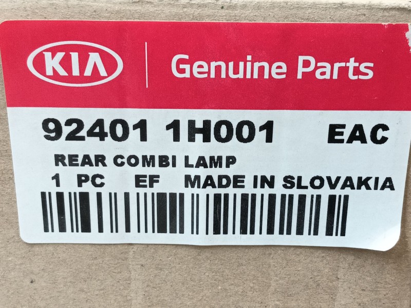Recambio de piloto trasero derecho para kia cee´d hatchback (ed) 1.6 referencia OEM IAM 924011H001 924011H0 