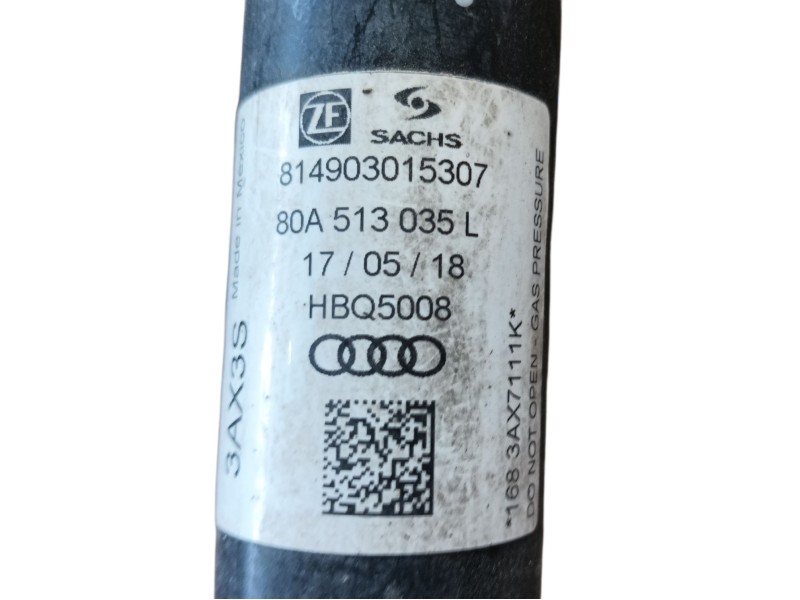 Recambio de amortiguador trasero izquierdo para audi q5 (fyb, fyg) 35 tdi quattro referencia OEM IAM 80A513035L 80A513035L 
