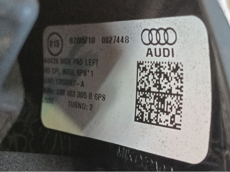 Recambio de apoyabrazos central para audi q5 (fyb, fyg) 35 tdi quattro referencia OEM IAM   