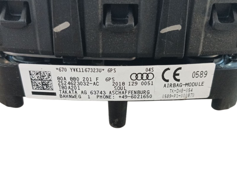 Recambio de airbag delantero izquierdo para audi q5 (fyb, fyg) 35 tdi quattro referencia OEM IAM 80A880201F6PS  