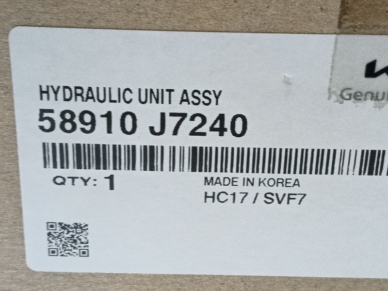 Recambio de abs para kia ceed (cd) 1.0 t-gdi referencia OEM IAM 58910J7240  