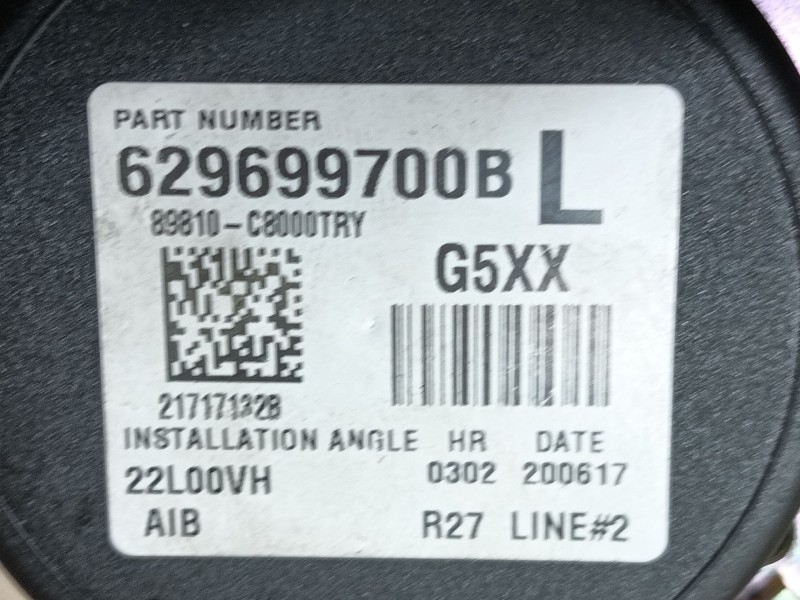 Recambio de cinturon seguridad trasero izquierdo para hyundai i20 ii (gb, ib) 1.2 referencia OEM IAM 89810C8200TRY 89810C8000 
