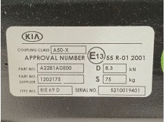 Recambio de enganche remolque para kia cee´d (jd) 1.6 gt referencia OEM IAM    2