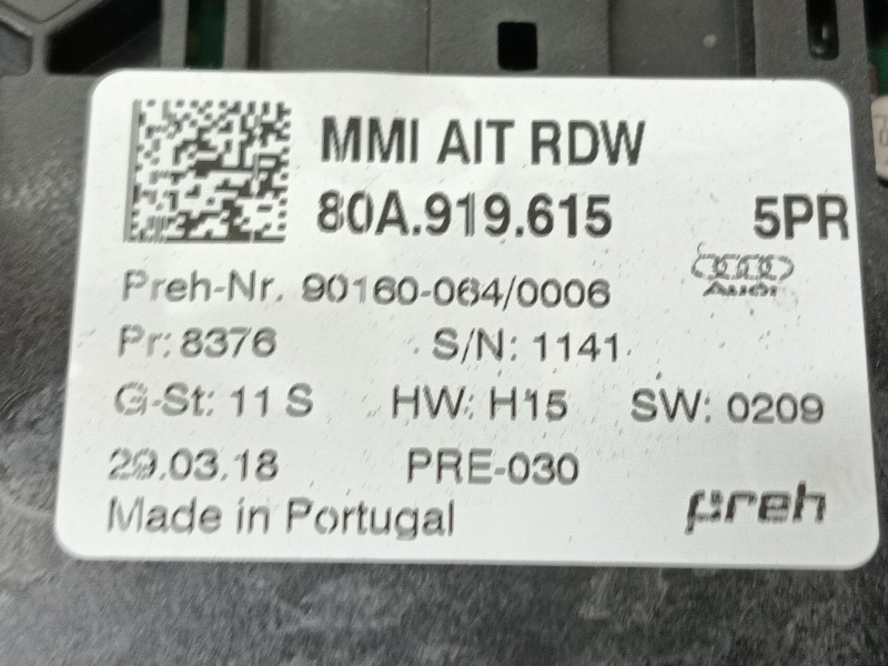 Recambio de mando intermitentes para audi q5 (fyb, fyg) 35 tdi quattro referencia OEM IAM 80A907129BE  