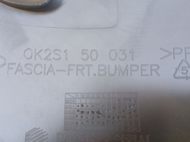 Recambio de paragolpes delantero para kia shuma ii (fb) 1.6 referencia OEM IAM  0K2S150031 