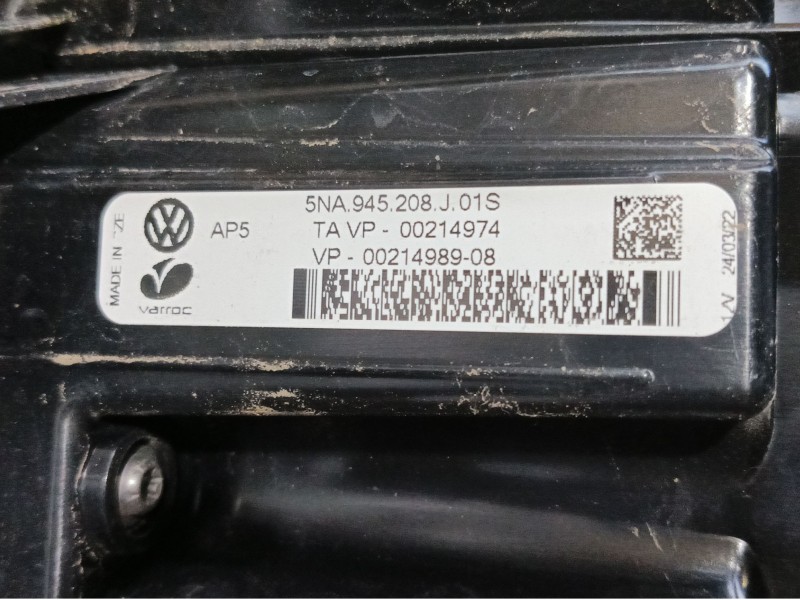 Recambio de piloto trasero derecho para volkswagen tiguan (ad1, ax1) 2.0 tdi referencia OEM IAM 5NA945208J 5NA945208J 