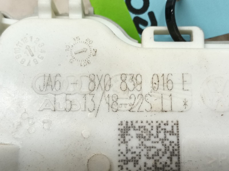 Recambio de cerradura puerta trasera derecha para audi q5 (fyb, fyg) 35 tdi quattro referencia OEM IAM 8X0839016E  