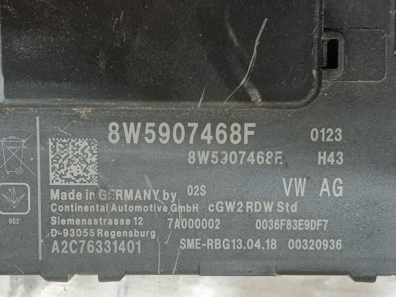 Recambio de modulo electronico para audi q5 (fyb, fyg) 35 tdi quattro referencia OEM IAM 8W5907468F A2C76331401 