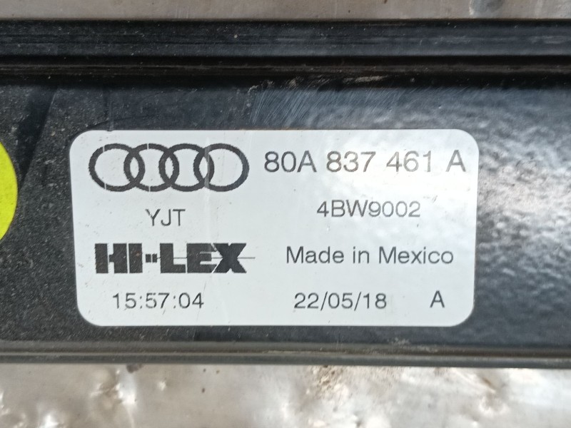 Recambio de elevalunas delantero izquierdo para audi q5 (fyb, fyg) 35 tdi quattro referencia OEM IAM 80A837461A  