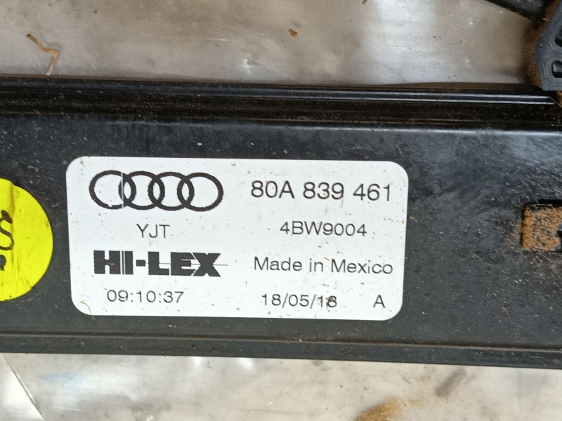 Recambio de elevalunas trasero izquierdo para audi q5 (fyb, fyg) 35 tdi quattro referencia OEM IAM 80A839461A 80A839461 