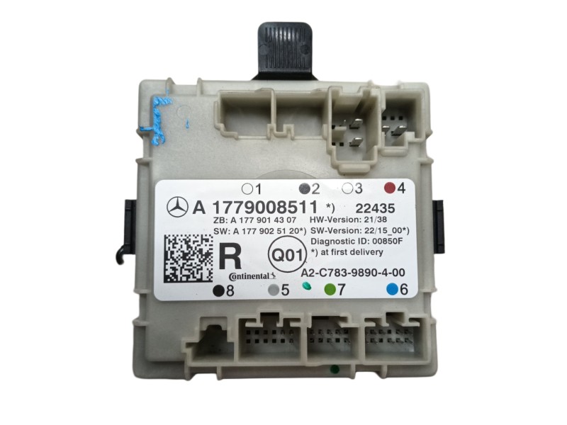 Recambio de modulo electronico para mercedes-benz cla (c118) cla 180 (118.384) referencia OEM IAM A1779007716 A2C7839890400 