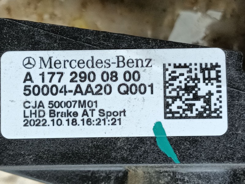 Recambio de pedal freno para mercedes-benz cla (c118) cla 180 (118.384) referencia OEM IAM A1772901000 A1772900800 