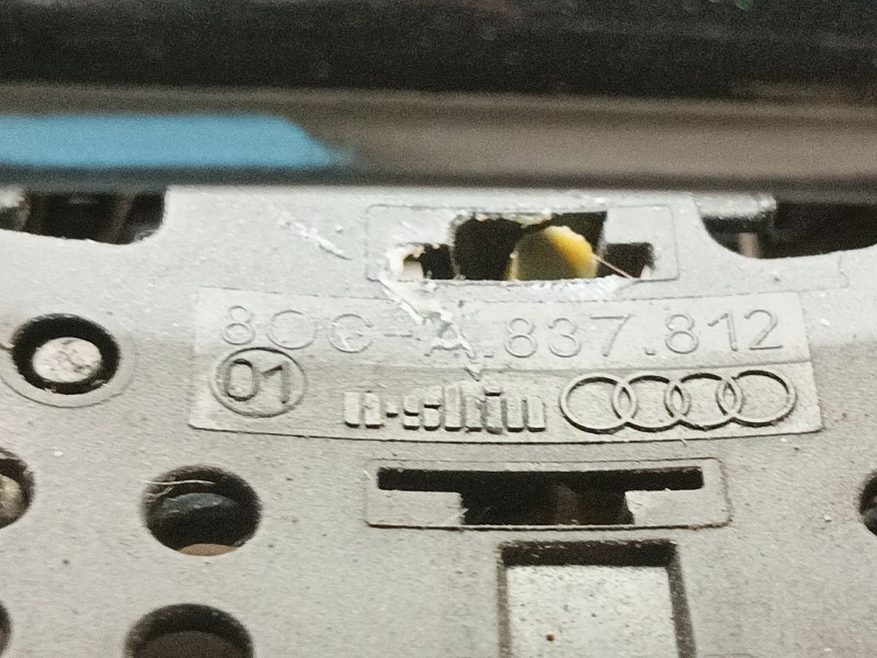 Recambio de maneta exterior trasera derecha para audi q5 (fyb, fyg) 35 tdi quattro referencia OEM IAM 80A837812  