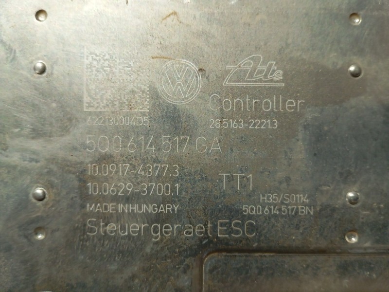 Recambio de abs para volkswagen tiguan (ad1, ax1) 2.0 tdi referencia OEM IAM 5Q0614517GABEF 5Q0614517GA 