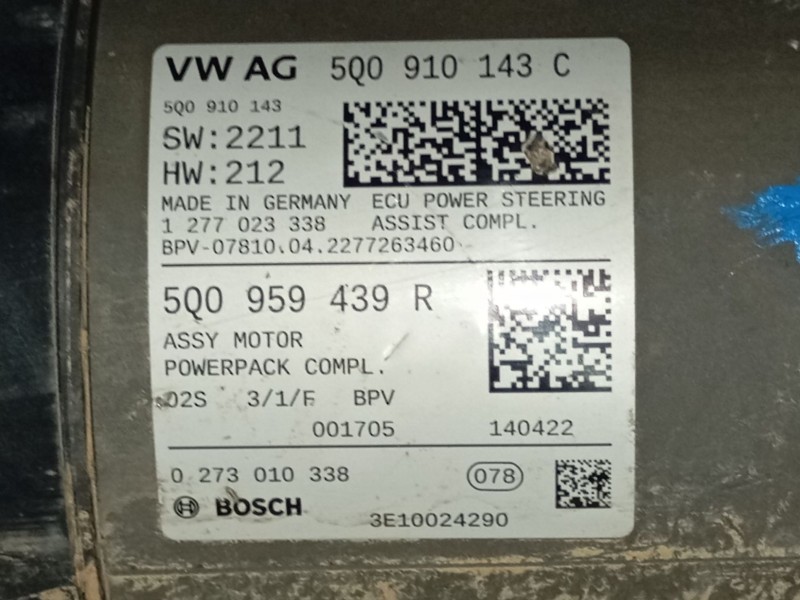 Recambio de cremallera direccion para volkswagen tiguan (ad1, ax1) 2.0 tdi referencia OEM IAM   