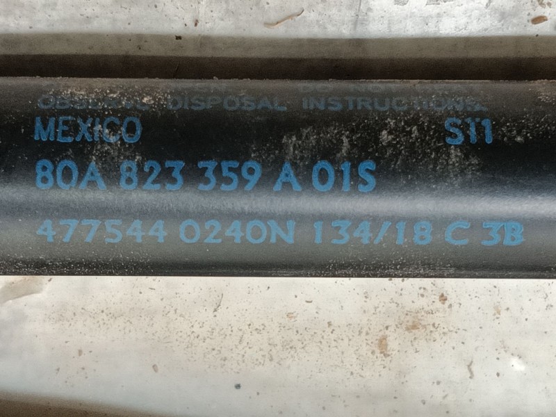 Recambio de amortiguadores capo para audi q5 (fyb, fyg) 35 tdi quattro referencia OEM IAM   