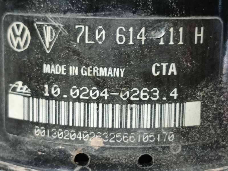 Recambio de abs para volkswagen touareg (7la, 7l6, 7l7) 2.5 r5 tdi referencia OEM IAM 7L0614111HBEF 7L0907379G 