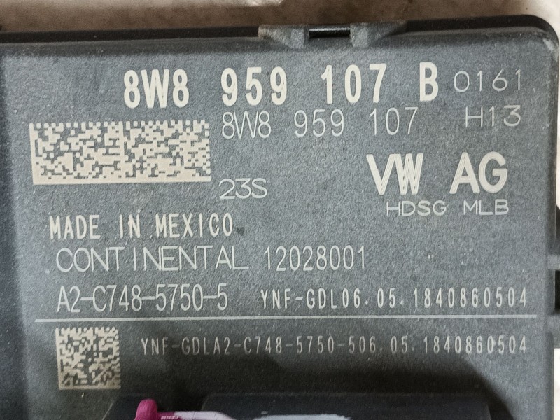 Recambio de modulo electronico para audi q5 (fyb, fyg) 35 tdi quattro referencia OEM IAM 8W8959107B A2C74857505 