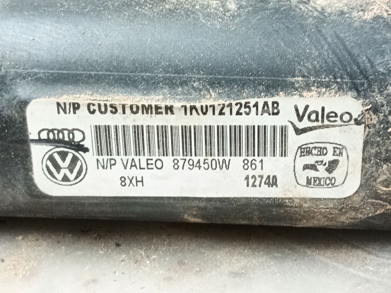 Recambio de radiador agua para volkswagen jetta iv (162, 163, av3, av2) 1.6 tdi referencia OEM IAM   