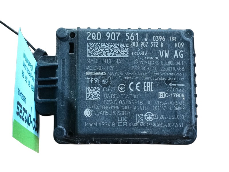 Recambio de modulo electronico para volkswagen tiguan (ad1, ax1) 2.0 tdi referencia OEM IAM  2Q0907561J 