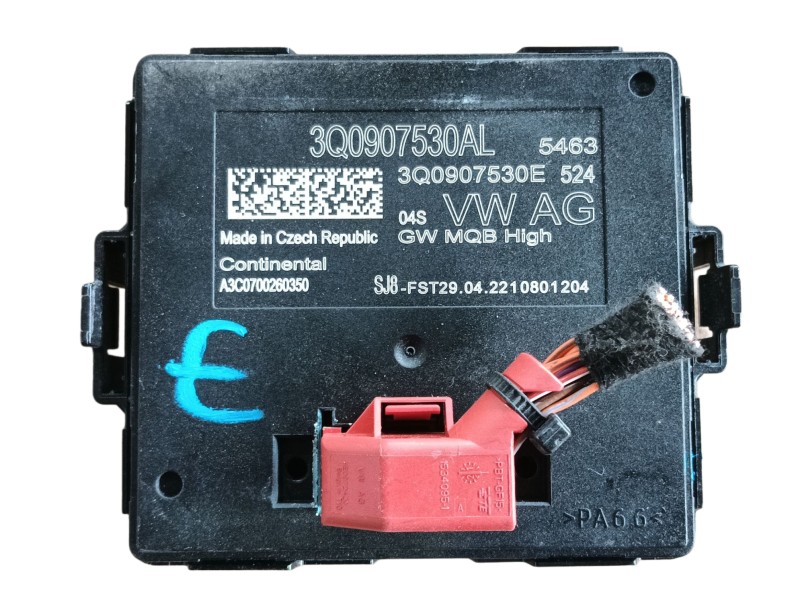 Recambio de modulo electronico para volkswagen tiguan (ad1, ax1) 2.0 tdi referencia OEM IAM  3Q0907530AL 