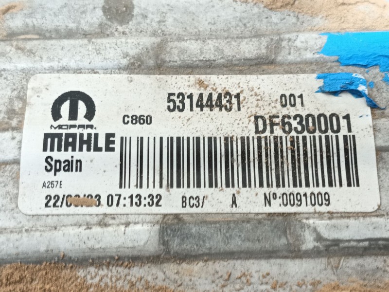 Recambio de intercooler para fiat ducato furgoneta (250_) 140 multijet 2,2 d referencia OEM IAM   