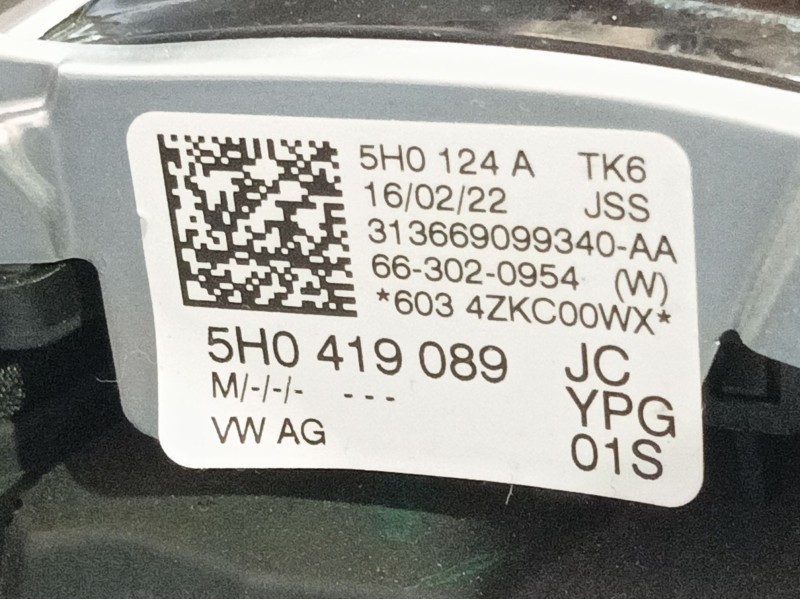 Recambio de volante para volkswagen tiguan (ad1, ax1) 2.0 tdi referencia OEM IAM  5H0419089 