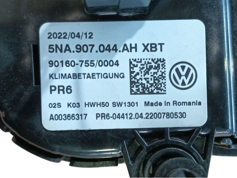 Recambio de mando calefaccion / aire acondicionado para volkswagen tiguan (ad1, ax1) 2.0 tdi referencia OEM IAM 5NA907044AHXBT 5