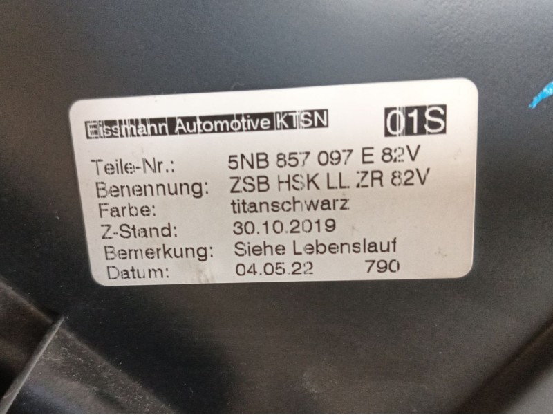 Recambio de guantera para volkswagen tiguan (ad1, ax1) 2.0 tdi referencia OEM IAM  5NB857097E 