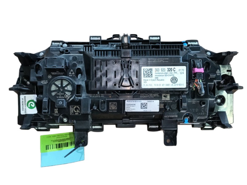 Recambio de cuadro instrumentos para volkswagen tiguan (ad1, ax1) 2.0 tdi referencia OEM IAM 3G0920320C  