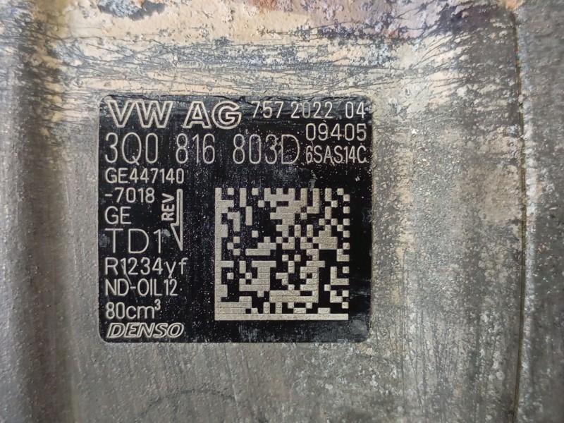 Recambio de compresor aire acondicionado para seat tarraco (kn2) 2.0 tdi referencia OEM IAM   