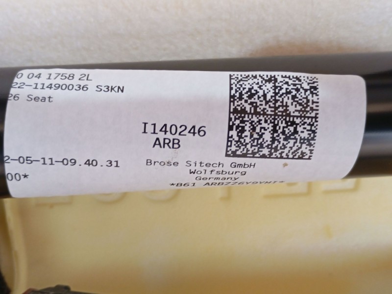 Recambio de asiento trasero izquierdo para seat tarraco (kn2) 2.0 tdi referencia OEM IAM   