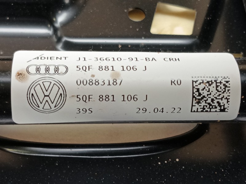 Recambio de asiento delantero derecho para seat tarraco (kn2) 2.0 tdi referencia OEM IAM   