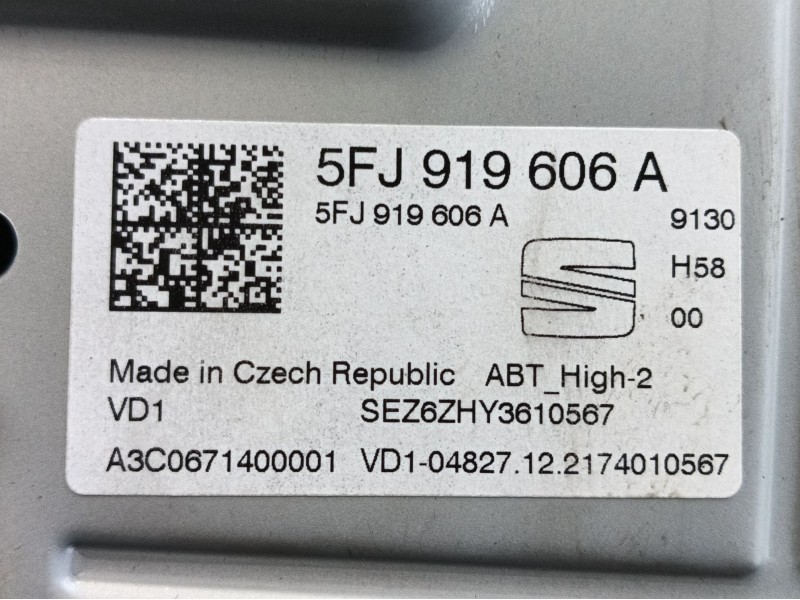 Recambio de pantalla multifuncion para seat tarraco (kn2) 2.0 tdi referencia OEM IAM   