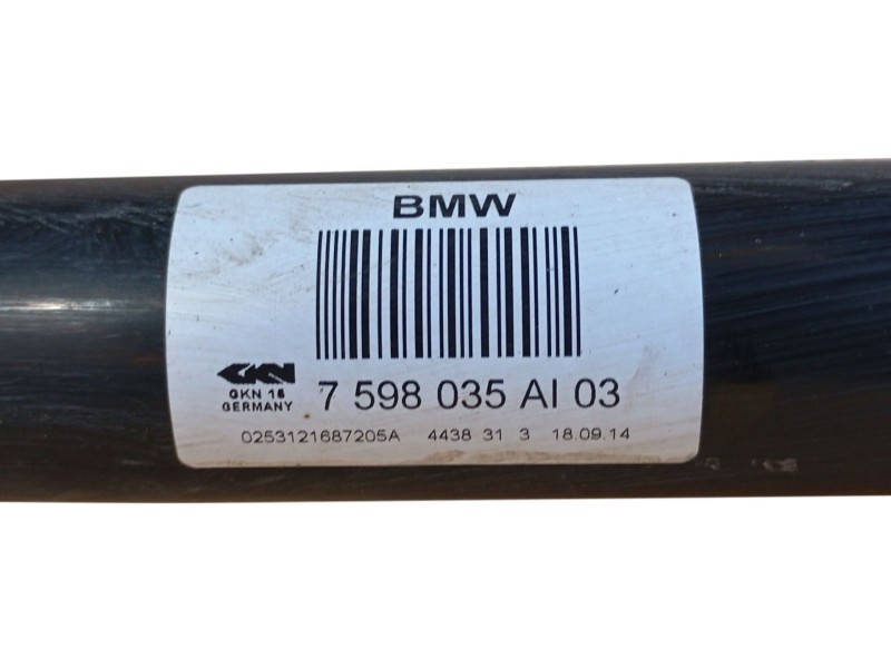 Recambio de transmision trasera derecha para bmw x4 (f26) xdrive 35 d referencia OEM IAM  7598036AI03 