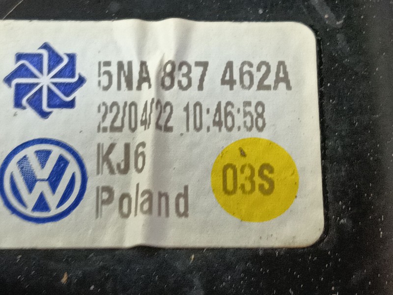 Recambio de elevalunas delantero derecho para volkswagen tiguan (ad1, ax1) 2.0 tdi referencia OEM IAM   
