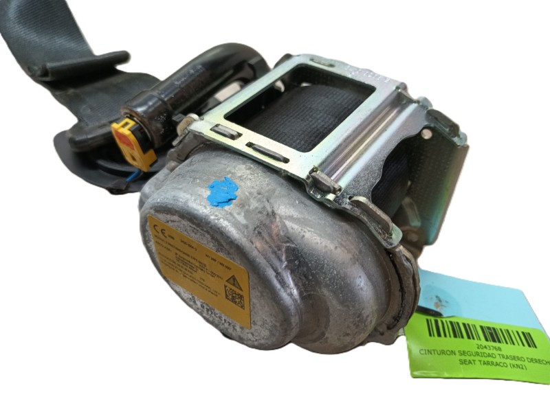 Recambio de cinturon seguridad trasero derecho para seat tarraco (kn2) 2.0 tdi referencia OEM IAM   
