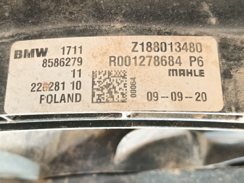 Recambio de electroventilador para bmw x1 (f48) sdrive 18 d referencia OEM IAM 17428596237 17118586279 