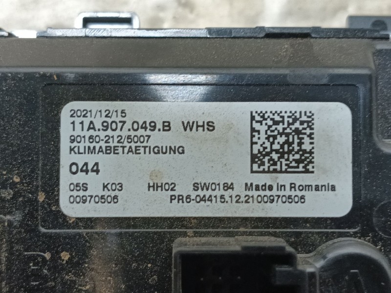 Recambio de mando calefaccion / aire acondicionado para seat tarraco (kn2) 2.0 tdi referencia OEM IAM 11A907049BWHS 00970506 
