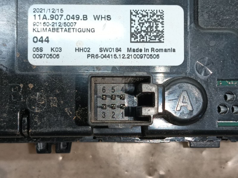 Recambio de mando calefaccion / aire acondicionado para seat tarraco (kn2) 2.0 tdi referencia OEM IAM 11A907049BWHS 00970506 