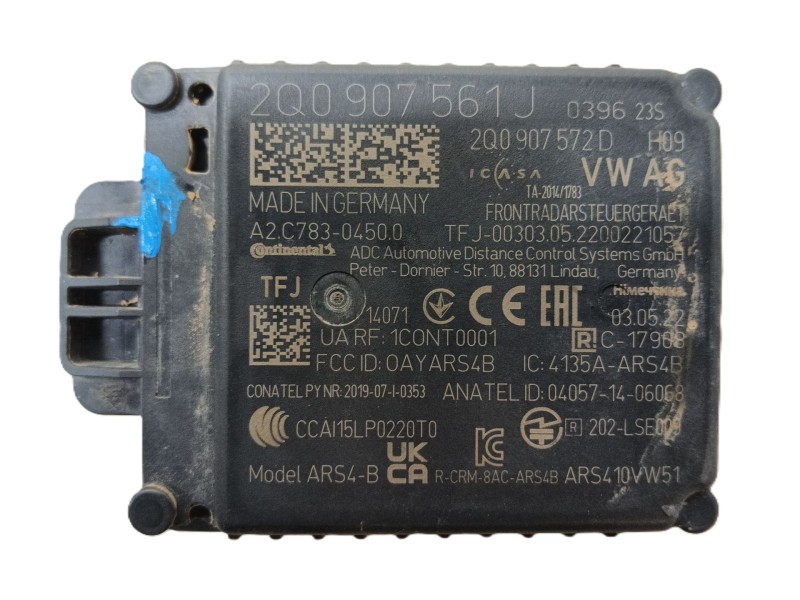 Recambio de modulo electronico para seat tarraco (kn2) 2.0 tdi referencia OEM IAM 2Q0907561J 2Q0907572D 