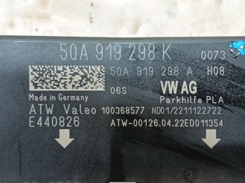 Recambio de modulo electronico para seat tarraco (kn2) 2.0 tdi referencia OEM IAM 5QA919298K 5QA919298A 