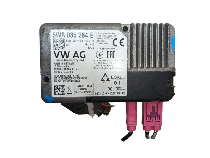 Recambio de modulo electronico para seat tarraco (kn2) 2.0 tdi referencia OEM IAM 5WA035284G 5WA035284E 