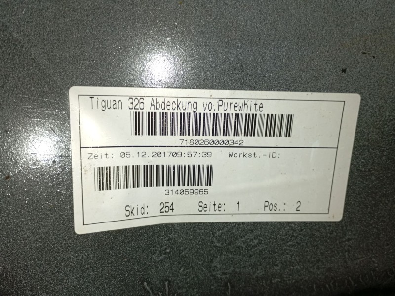 Recambio de panel frontal para volkswagen tiguan (ad1, ax1) 2.0 tdi referencia OEM IAM   