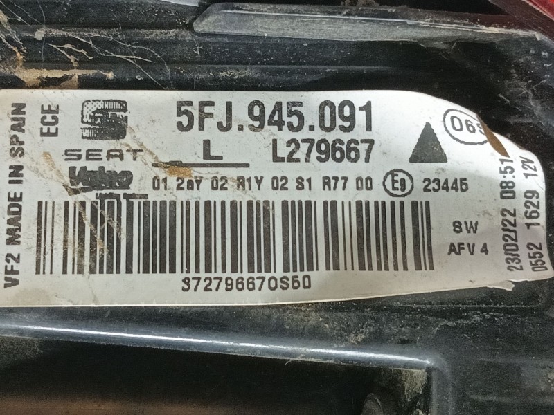 Recambio de piloto trasero izquierdo para seat tarraco (kn2) 2.0 tdi referencia OEM IAM   